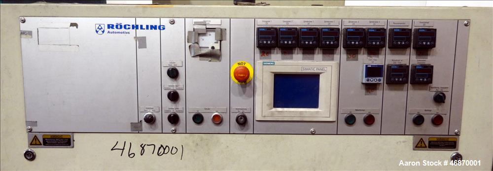 Used Erema Plastic Recycling Line Consisting of: (1) Erema model COAX 100E gran