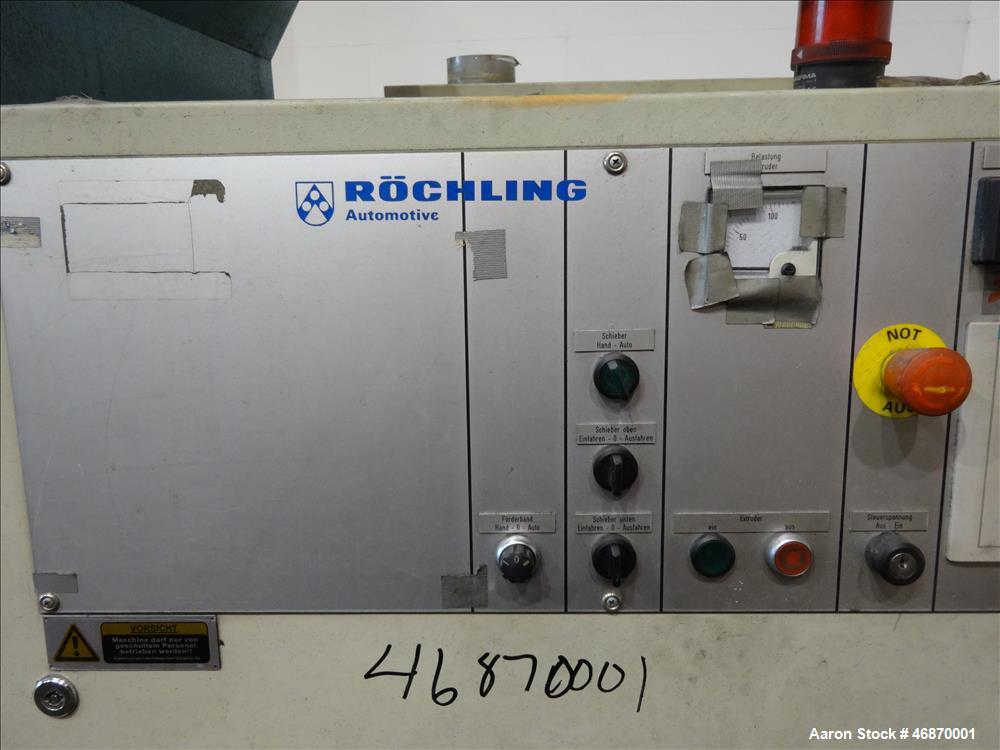 Used Erema Plastic Recycling Line Consisting of: (1) Erema model COAX 100E gran