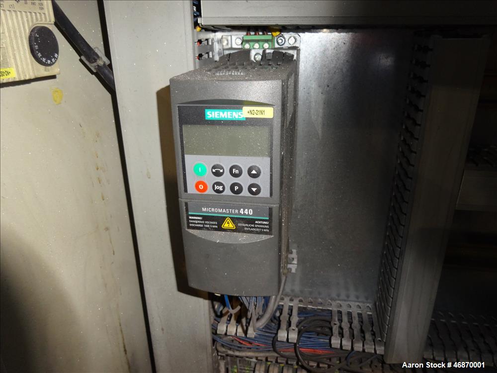 Used Erema Plastic Recycling Line Consisting of: (1) Erema model COAX 100E gran