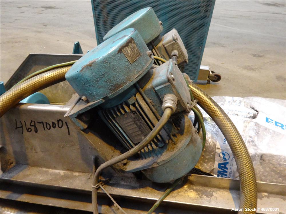 Used Erema Plastic Recycling Line Consisting of: (1) Erema model COAX 100E gran