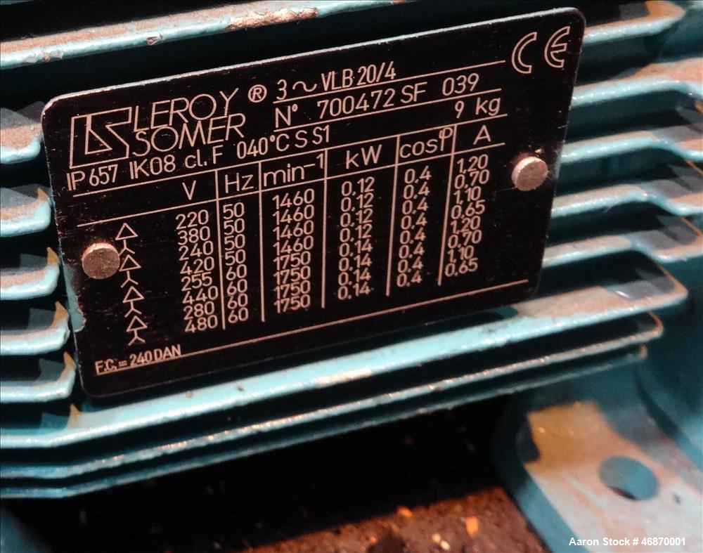 Used Erema Plastic Recycling Line Consisting of: (1) Erema model COAX 100E gran