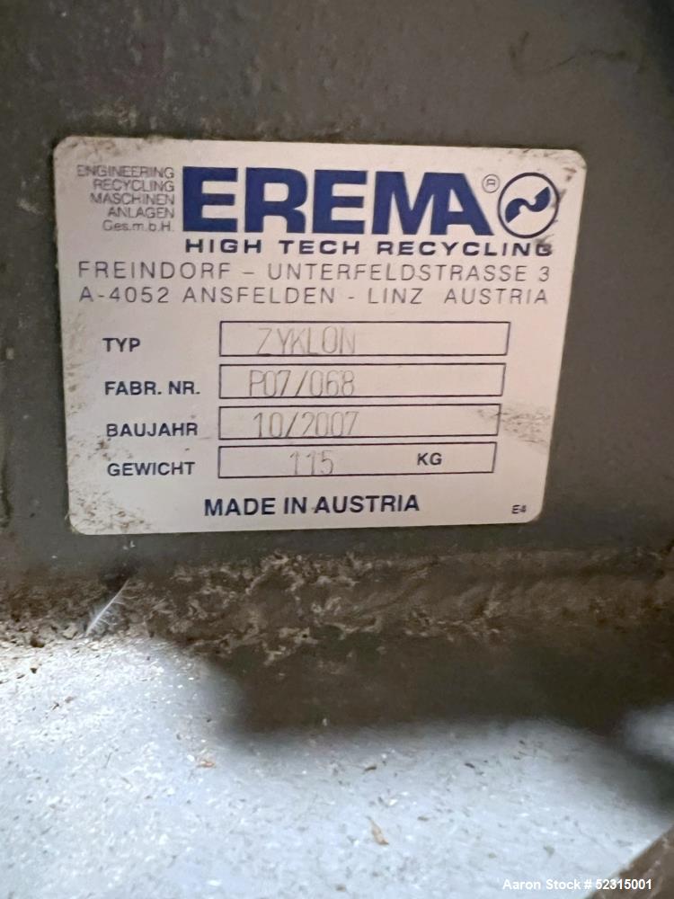 Erema KAG Fully Automatic Recycling System