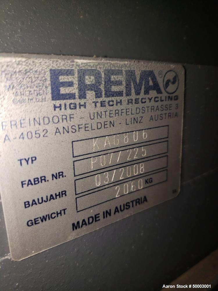 Used Erema Automatic Edge Trim Recycling System