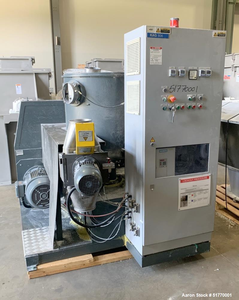 Used EREMA Continuous Agglomerator Plastic Recycling System