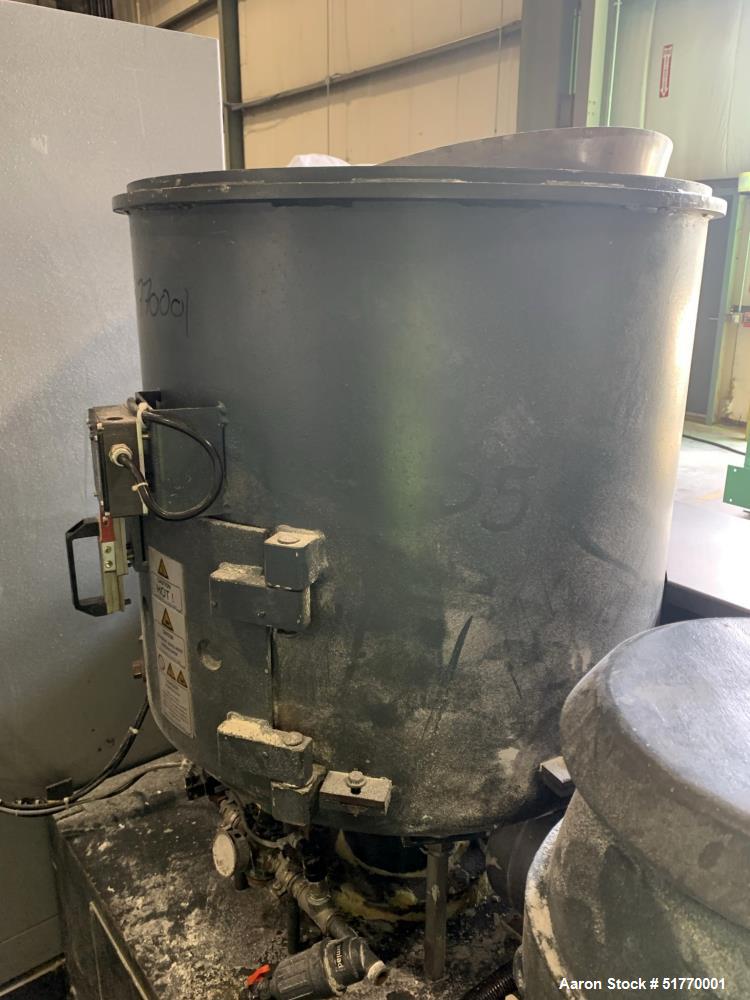 Used EREMA Continuous Agglomerator Plastic Recycling System