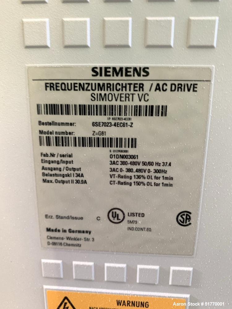Used EREMA Continuous Agglomerator Plastic Recycling System