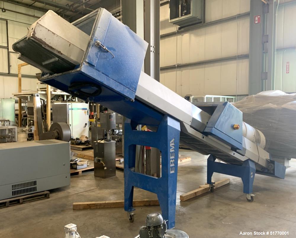 Used EREMA Continuous Agglomerator Plastic Recycling System