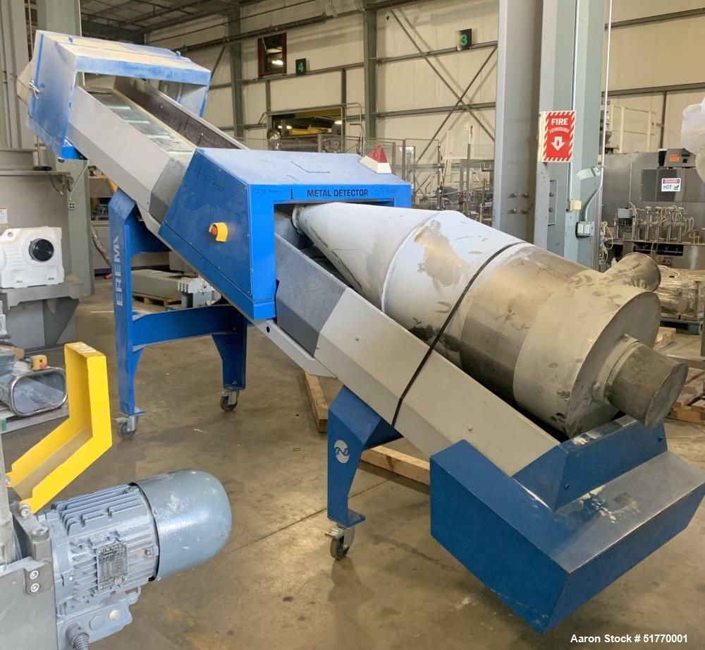 Used EREMA Continuous Agglomerator Plastic Recycling System
