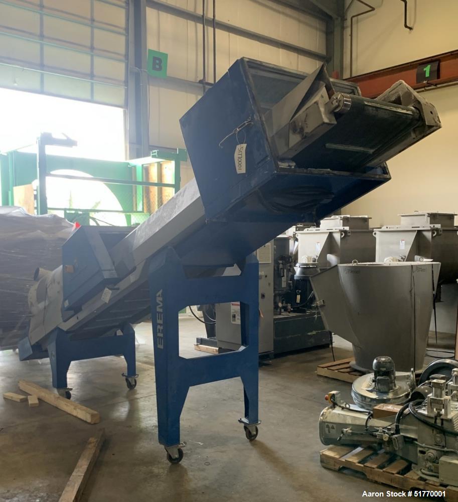 Used EREMA Continuous Agglomerator Plastic Recycling System