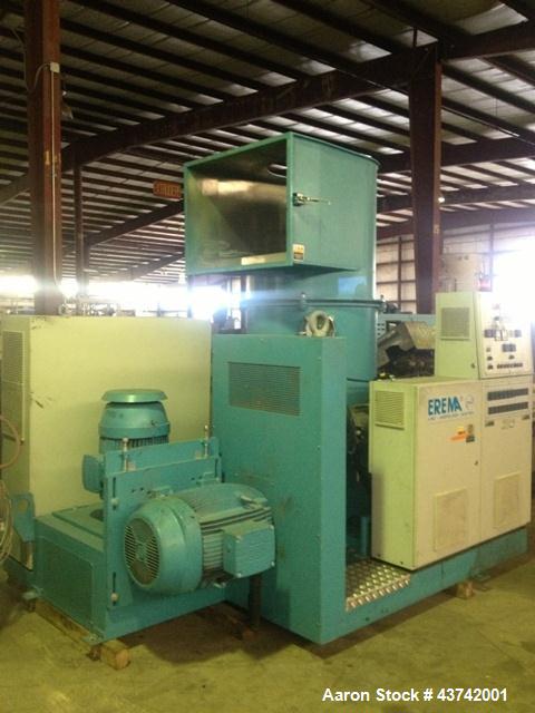 Used Erema Plastic Recycling Plant, Model RM63T