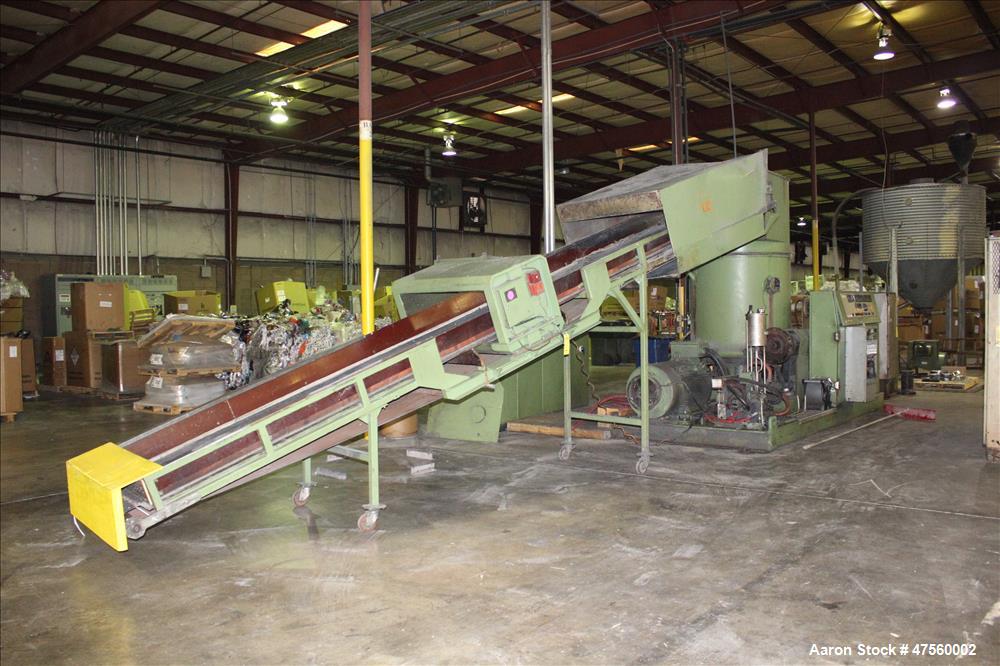 Used Erema Film/Fiber Pelletizing Line.