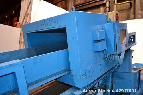 Used Erema Plastic Recycling Plant, Model RM120/35. Consists of (1) Erema model RM120/35 single screw extruder, 4.7’’ (120mm) diameter x 124’’ long screw, approximate 28 to 1 L/D ratio. (10) zone ele...