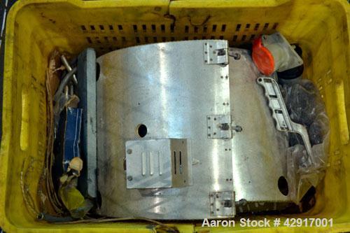 Used Erema Plastic Recycling Plant, Model RM120/35. Consists of (1) Erema model RM120/35 single screw extruder, 4.7’’ (120mm) diameter x 124’’ long screw, approximate 28 to 1 L/D ratio. (10) zone ele...