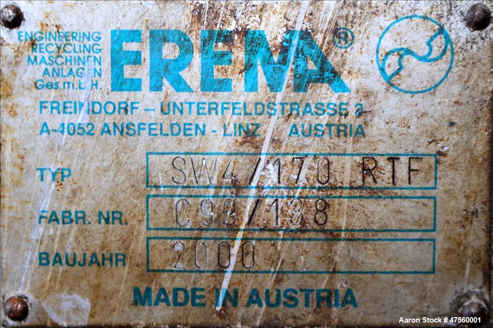Used Erema Film/Fiber Pelletizing Line