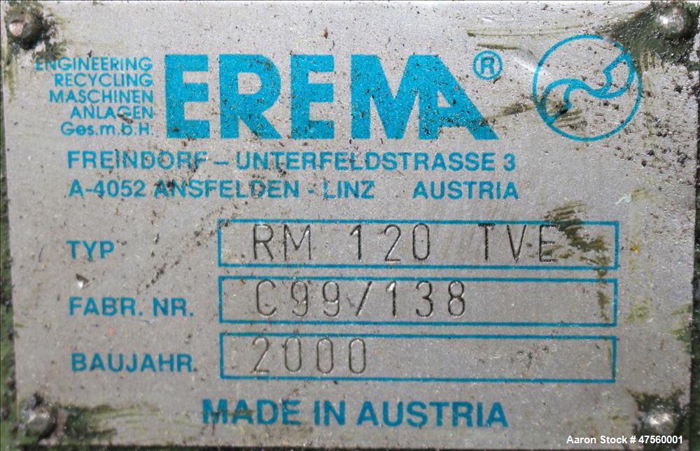 Used Erema Film/Fiber Pelletizing Line