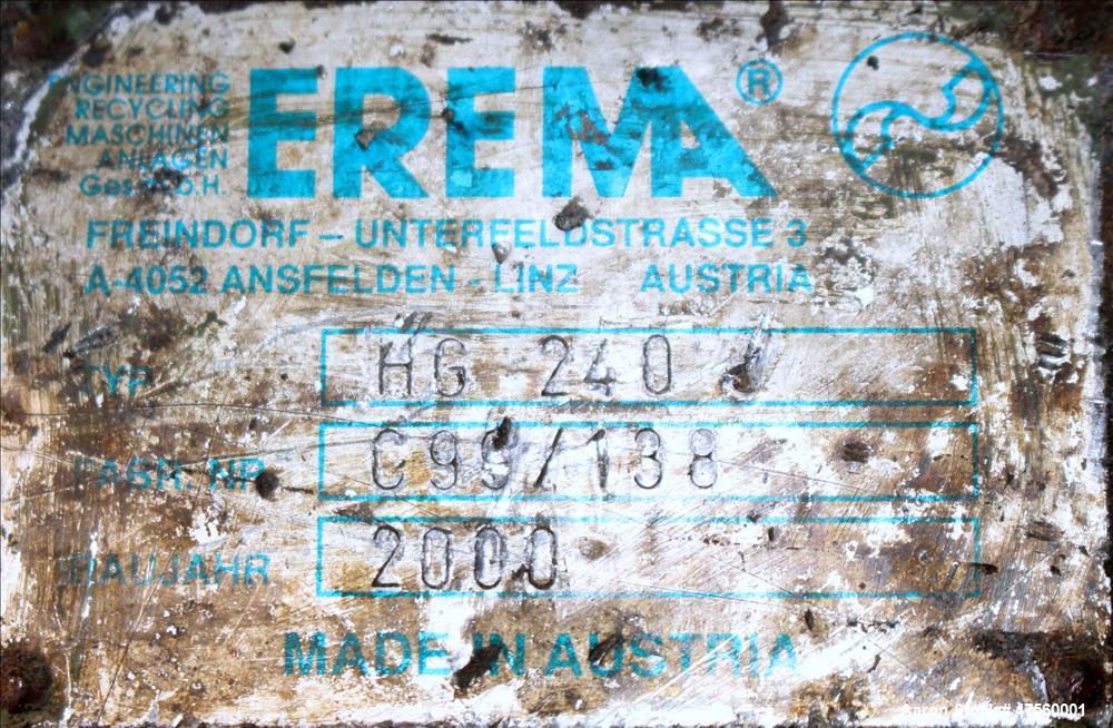 Used Erema Film/Fiber Pelletizing Line