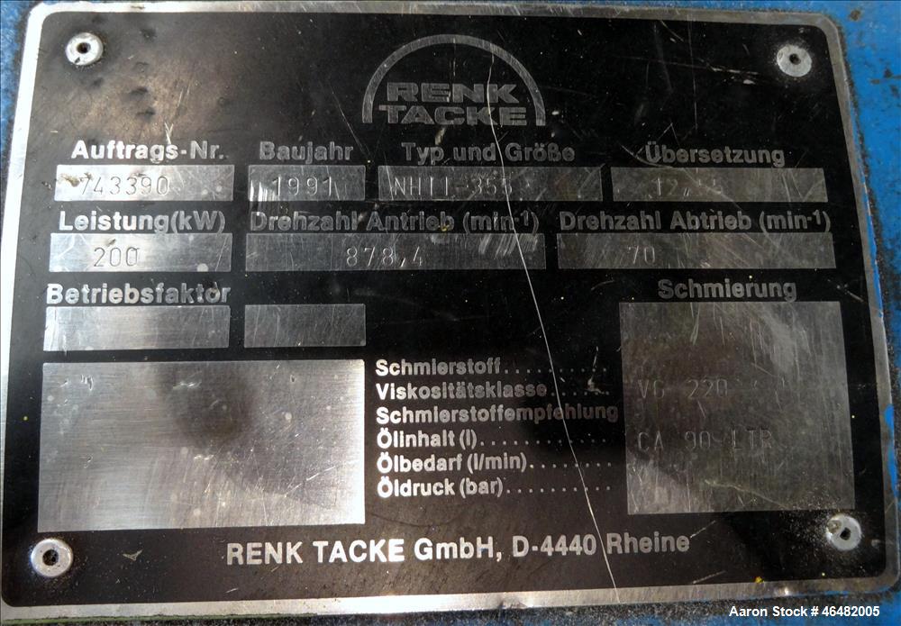 Used Erema Plastic Recycling Line
