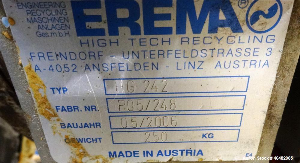 Used- Erema Plastic Recycling Line