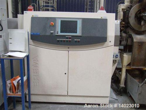 Used Erema 1721 TVE DD Recycling Line.  670 Hp/500 kW.  Comprised of:  (1) FB 10000/2000 feeding belt with metal detector. (1) SAS 2500 dust and humidity reducer.  (1) Shenck CaCO 3 dosager.  (1) Com...