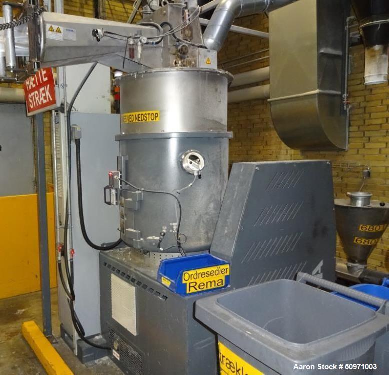 Used Erema Edge Trim Plastic Recycling Line, Type KAG 756