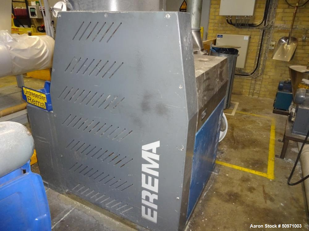 Used Erema Edge Trim Plastic Recycling Line, Type KAG 756