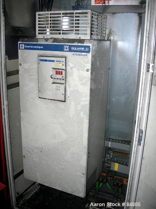 USED: Erema recycling line consisting of (1) Erema 160mm (6.2") diameter single screw extruder, model KAG1700/160. Approx 16:1 L/D ratio. Electrically heated, air cooled. Side fed barrel. Driven by a...