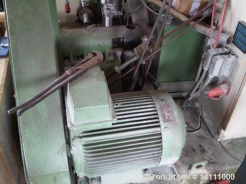 Used Erema RM60-E Plastic Recycling Line consisting of:  (1) Erema agglomerator; (1) Erema 60 mm single screw extruder with double degassing ports; (1) double screen changer; (1) pelletizer; (1) sift...