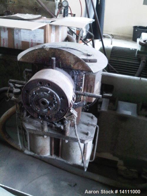 Used Erema RM60-E Plastic Recycling Line consisting of:  (1) Erema agglomerator; (1) Erema 60 mm single screw extruder with double degassing ports; (1) double screen changer; (1) pelletizer; (1) sift...