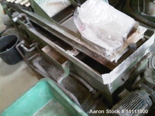 Used Erema RM60-E Plastic Recycling Line consisting of:  (1) Erema agglomerator; (1) Erema 60 mm single screw extruder with double degassing ports; (1) double screen changer; (1) pelletizer; (1) sift...