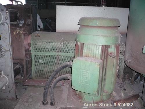 USED: Erema RGA 120 TVE-HG. Erema with inclined belt conveyor andmetal detector, model FZA 80x40. Koellman extruder, type UNEX 62v/120/EO. Erema filter, type SW4/170RFT, year 3/2005. Rated power406 k...