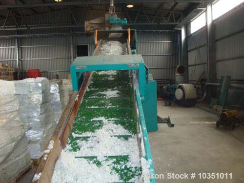 Used Erema RGA 160 TVE-HG Repelletizing Line comprised of:  (1) Erema RGA 160 TVE-HG single screw extruder, screw diameter 6.3" (160 mm), output capacity 1.3 tons/h (1200 kg/h), used on PE, LDPE and ...