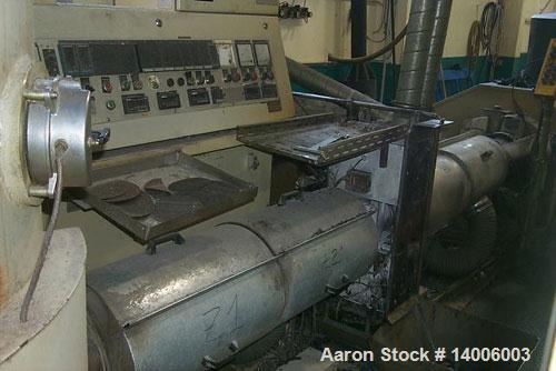 Used Erema RGA 80 Extruder with compactor (without tool/knife), with venting port, filter and control cabinet unit. Without pelletizer and vibro screen.