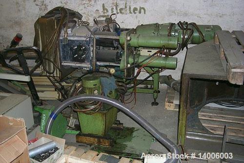 Used Erema RGA 80 Extruder with compactor (without tool/knife), with venting port, filter and control cabinet unit. Without pelletizer and vibro screen.