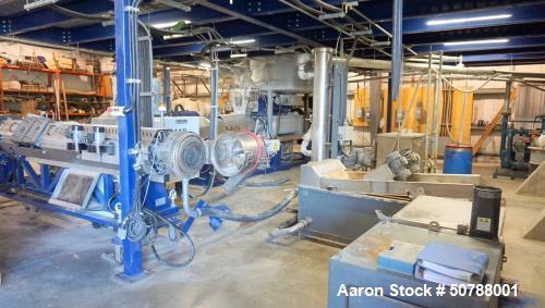 Used MAS 90mm Twin Screw Pelletizing Line