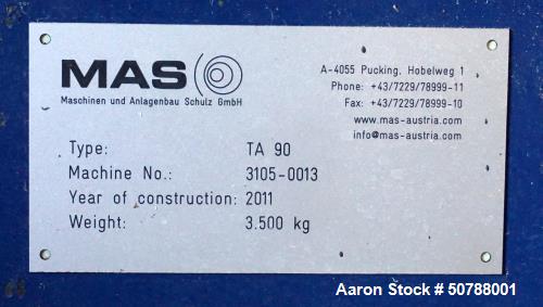 Used MAS 90mm Twin Screw Pelletizing Line