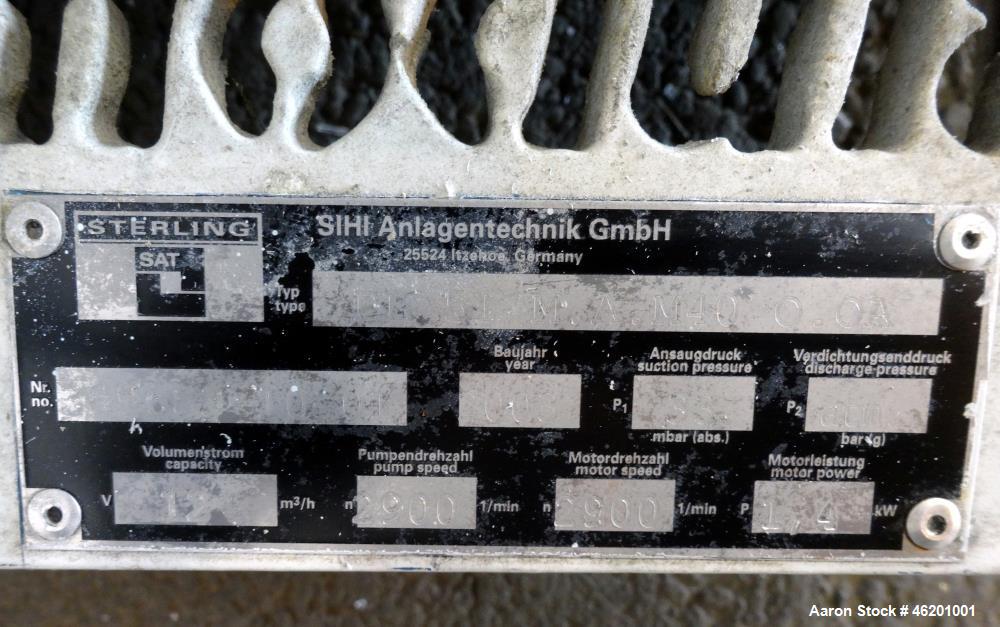 Used NGR Recycling System Rated for 220 Pounds.