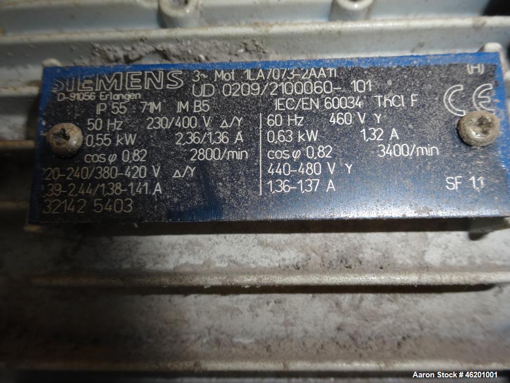 Used NGR Recycling System Rated for 220 Pounds.