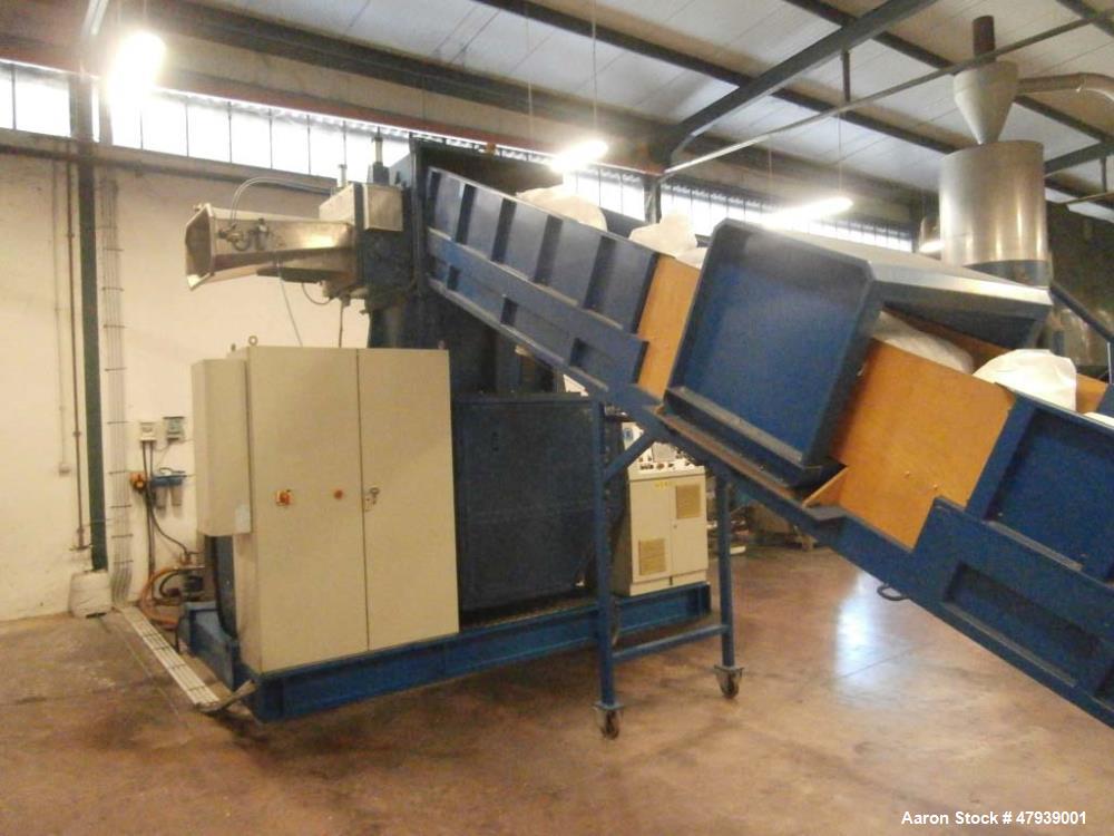 Used- NGR Next Generation Underwater Granulation Recycling Line. Rated up to 220 pounds per hour (100 Kg). System consists o...