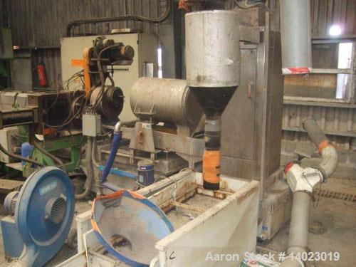 Used-PRT Recycling Line.  Maximum output 1322 lbs/hour (600 kilos/hour).  Motor 268 hp (200 kW).  Line comprised of (1) sing...