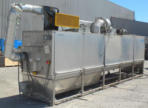 Used Polymer Recovery Systems PlastiCycler System Consisting Of: (1) Plasticycler continuious washer and dryer. Approximate 46’’ diameter x 270’’ long stainless steel perforated tube, (5) 48’’ long s...