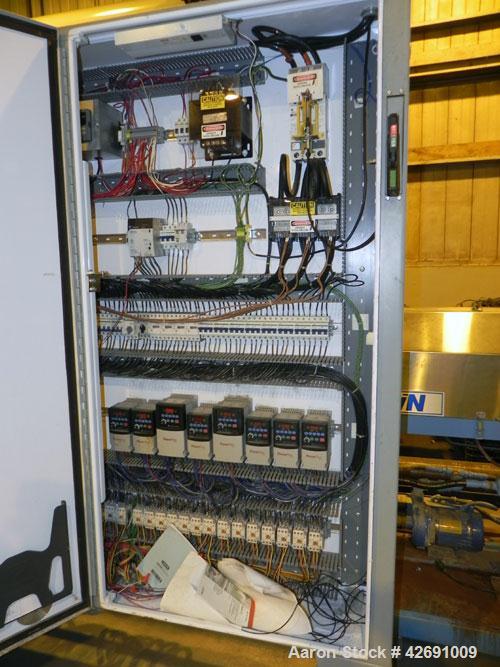 Used Polymer Recovery Systems PlastiCycler System Consisting Of: (1) Plasticycler continuious washer and dryer. Approximate 46’’ diameter x 270’’ long stainless steel perforated tube, (5) 48’’ long s...