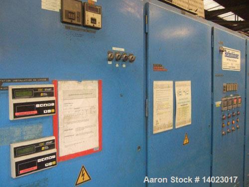 Used Reifenhauser RT1651-1-120-30 Recycling Line.  Vacuum vented.  Comprised of (1) forced feeder, (1) Kreyenborg screen changer; (1) die face cutter, (1) dryer.  50 Hz.