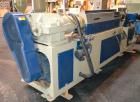 Used Chi Chang Machinery Recycling Line Consisting Of: (1) Chi Chang Approximate 3-1/2’’ single screw extruder, approximately 20 to 1 L/D ratio. Electrically heated, air cooled 4 zone side vented bar...
