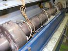 Used Chi Chang Machinery Recycling Line Consisting Of: (1) Chi Chang Approximate 3-1/2’’ single screw extruder, approximately 20 to 1 L/D ratio. Electrically heated, air cooled 4 zone side vented bar...