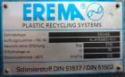 Used Erema Model 1718 TVE-DD-LF Double Vented Barrel with Vacuum System