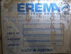 Used Erema Model 1718 TVE-DD-LF Double Vented Barrel with Vacuum System