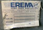 Used EREMA Continuous Agglomerator Plastic Recycling System