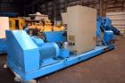 Used Erema Plastic Recycling Plant, Model RM120/35. Consists of (1) Erema model RM120/35 single screw extruder, 4.7’’ (120mm) diameter x 124’’ long screw, approximate 28 to 1 L/D ratio. (10) zone ele...