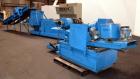 Used Erema Plastic Recycling Plant, Model RM120/35. Consists of (1) Erema model RM120/35 single screw extruder, 4.7’’ (120mm) diameter x 124’’ long screw, approximate 28 to 1 L/D ratio. (10) zone ele...