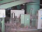 USED: Erema RGA 120 TVE-HG. Erema with inclined belt conveyor andmetal detector, model FZA 80x40. Koellman extruder, type UNEX 62v/120/EO. Erema filter, type SW4/170RFT, year 3/2005. Rated power406 k...